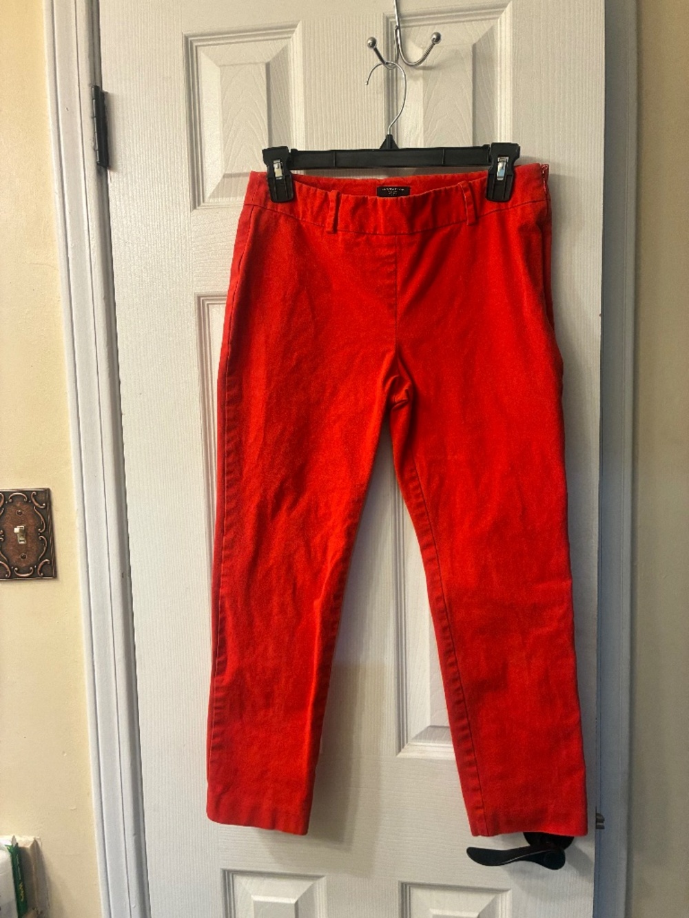 Red Capri Pants Ann Taylor